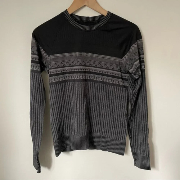 Lululemon Rest Less Pullover *Relaxed Black/White/Titanium/Black - Picture 5 of 8